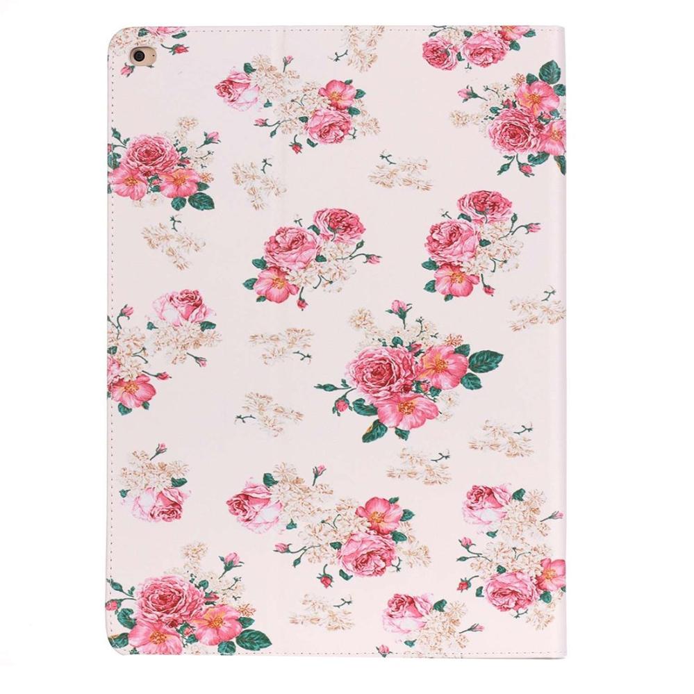 Fodral för iPad Pro 12,9 - tum - Vit med rosa blommor