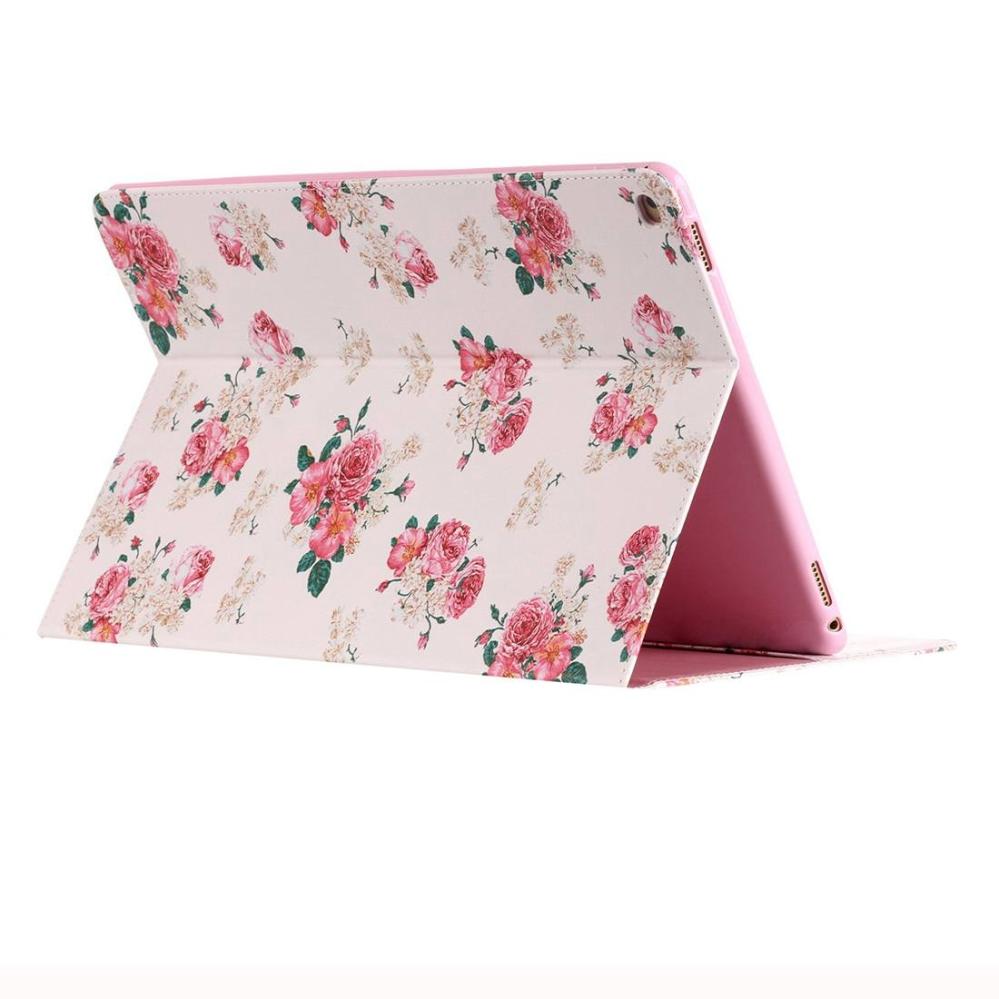 Fodral för iPad Pro 12,9 - tum - Vit med rosa blommor