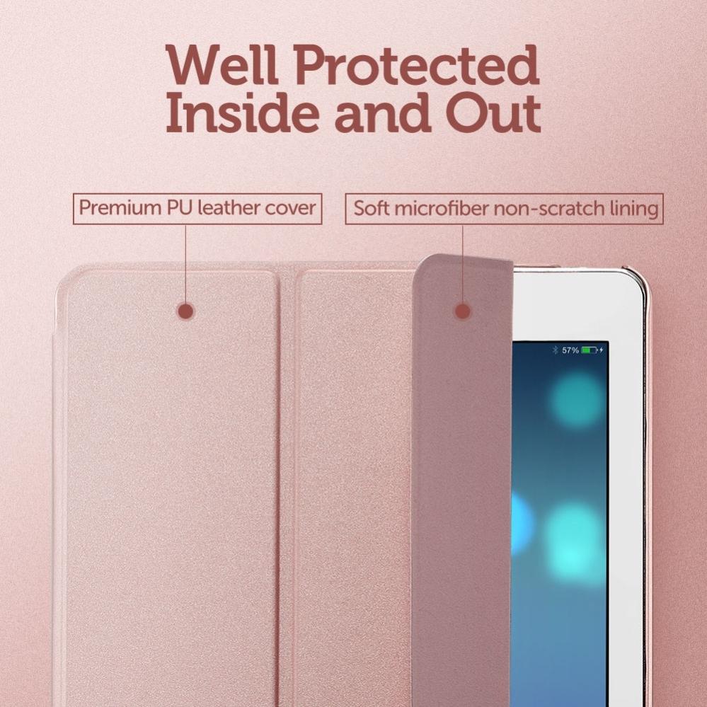 Fodral för iPad 9.7 2017, 2018 Rosa - A1822, A1823