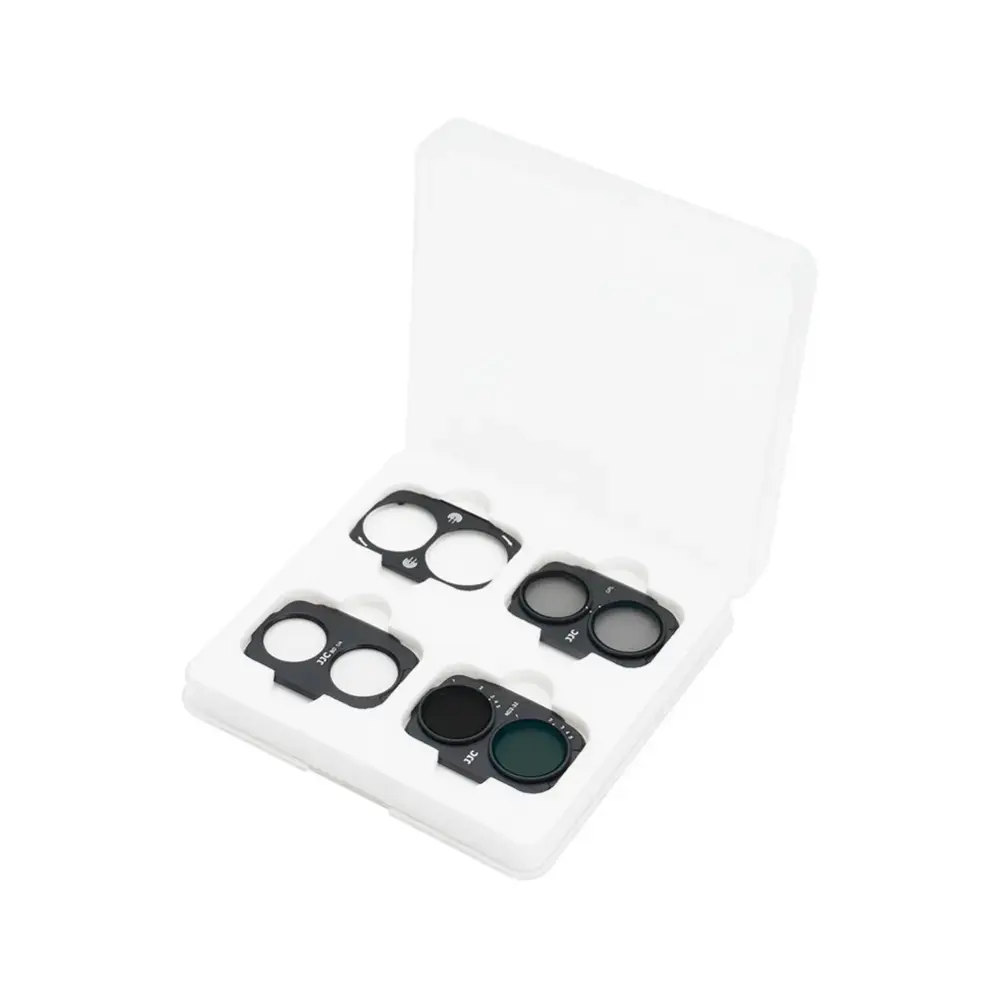  JJC F-M4P magnetiskt filterkit för DJI Osmo Pocket 4P – CPL, ND2–32 & Black Mist från Kamda – snabb leverans och trygg e-handel