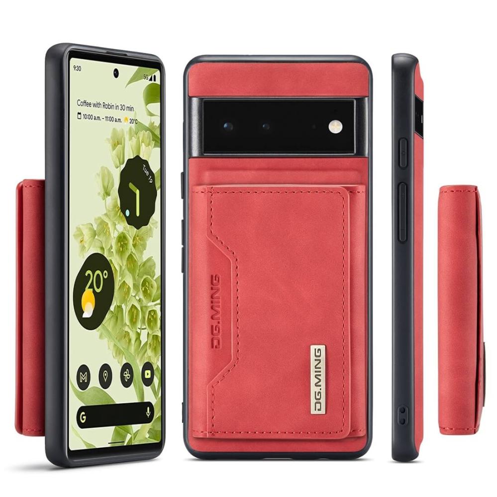 DG.MING 2 i 1 Vikbar plånbok & magnetiskt skal för Google Pixel 6 Pro