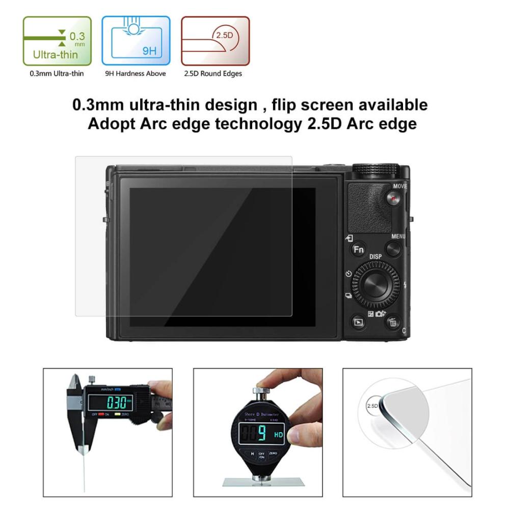  Puluz Skärmskydd härdat glas 9H för Sony A9 III ILCE9M3 från Kamda – snabb leverans och trygg e-handel