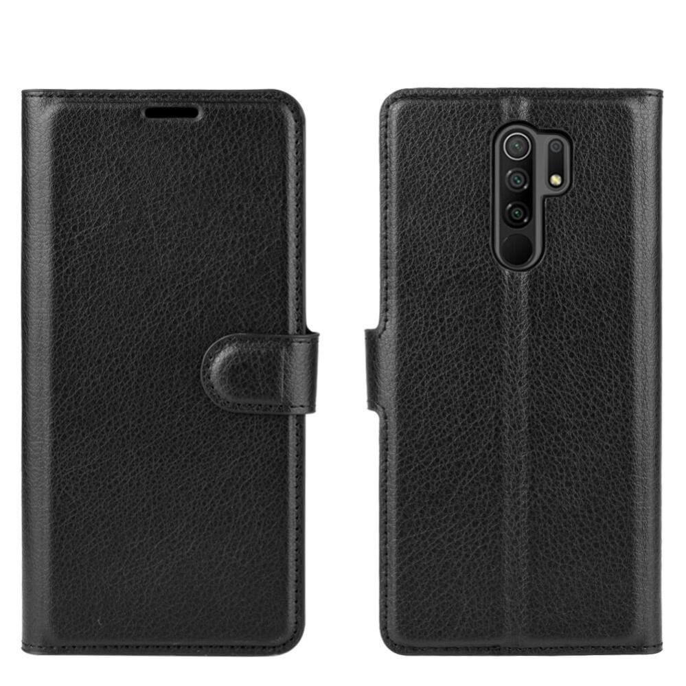 Plånboksfodral för Xiaomi Redmi 9 Svart