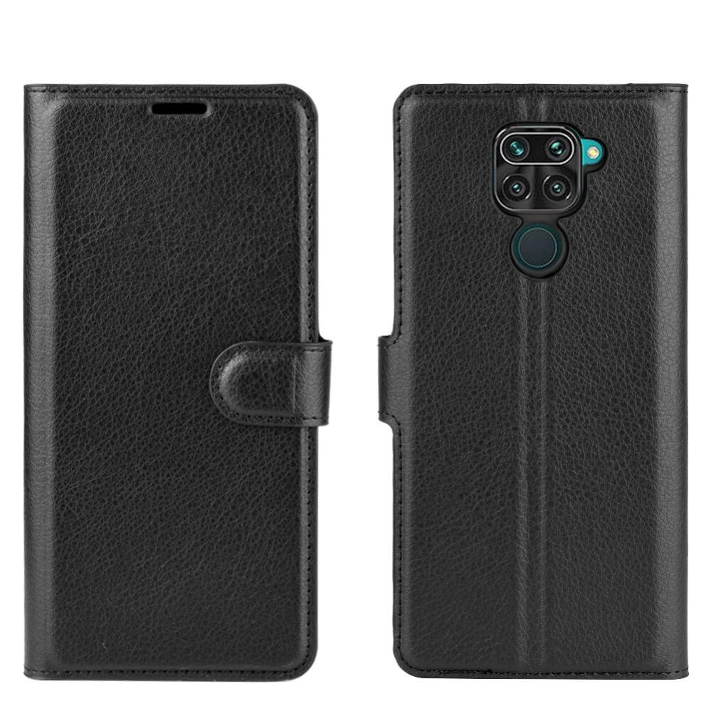 Plånboksfodral för Xiaomi Redmi Note 9/10X 4G Svart