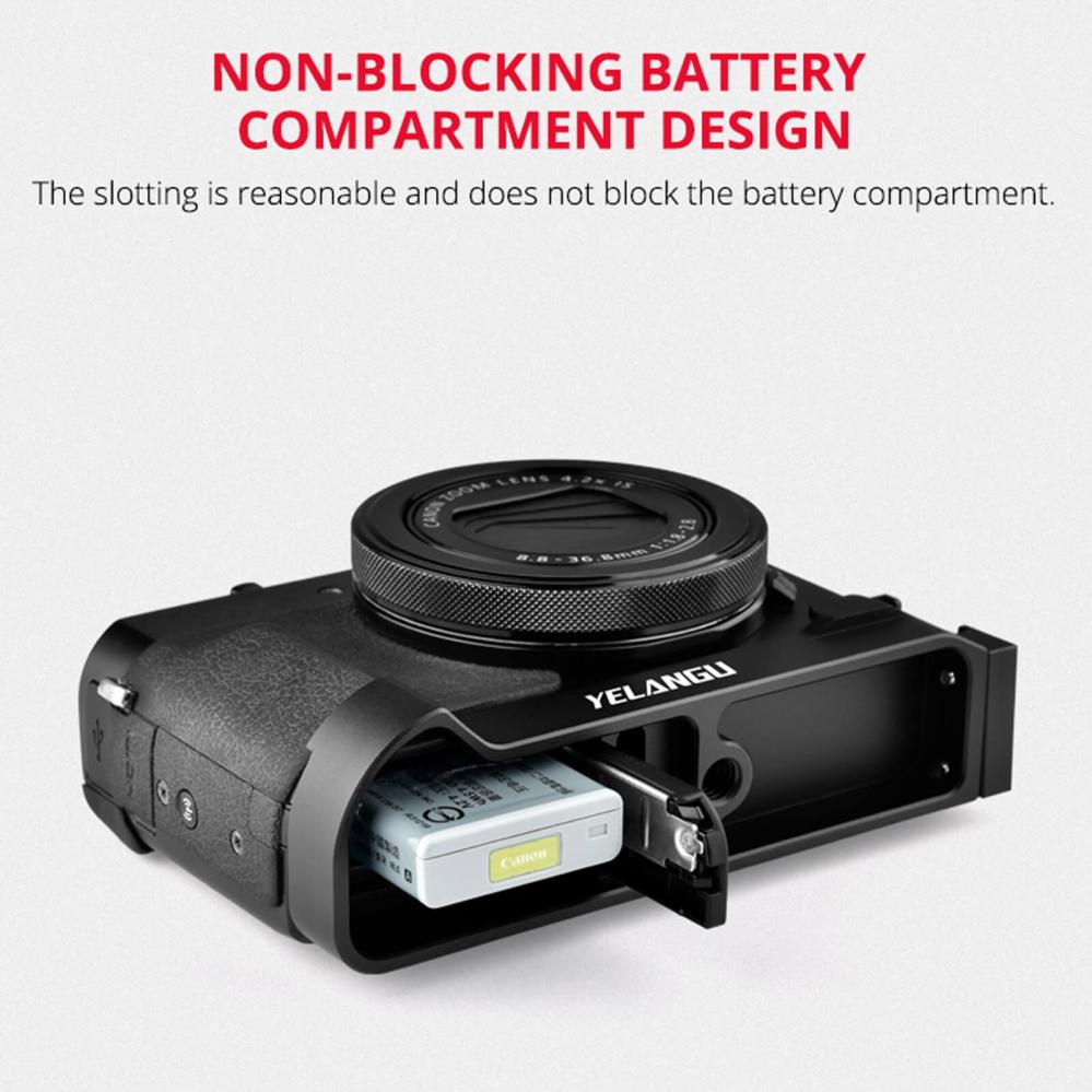  Yelangu Bracket för Canon PowerShot G7X2/ G7X23 från Kamda – snabb leverans och trygg e-handel