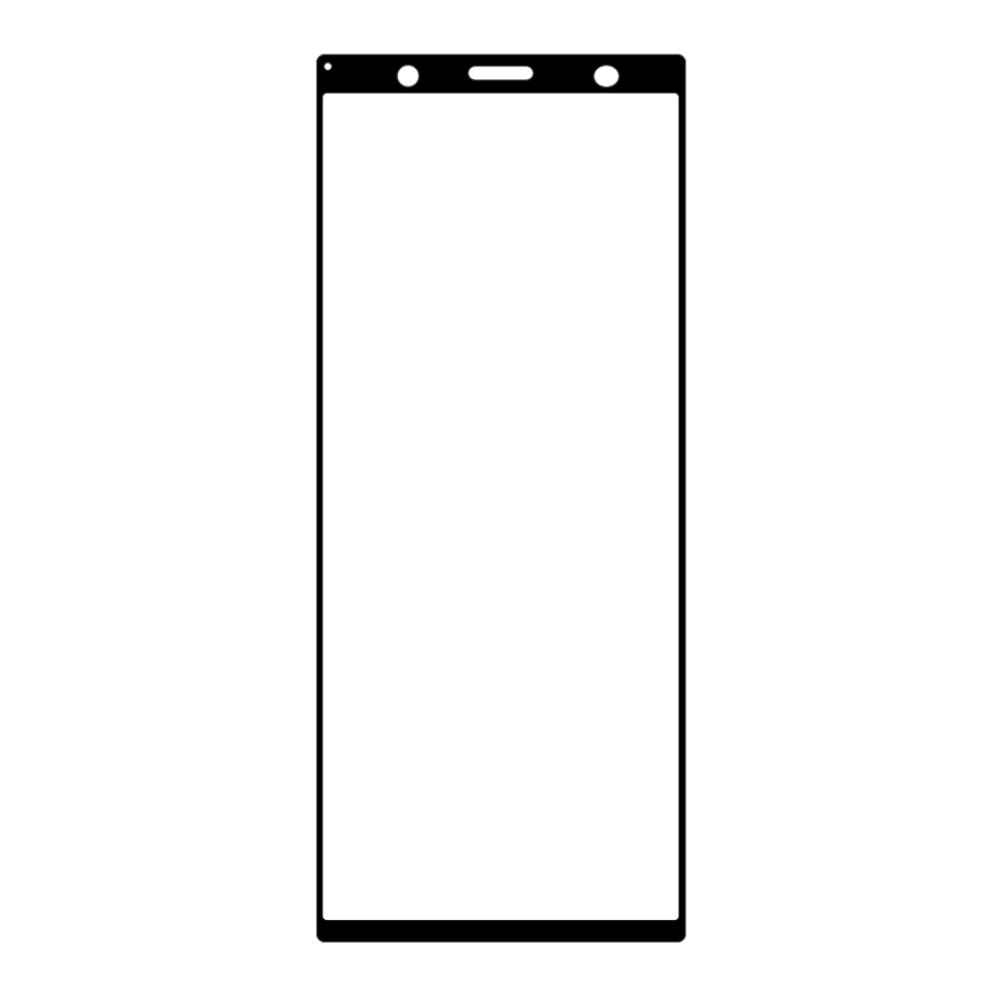 Skärmskydd för Sony Xperia 5 med Svart ram av härdat glas