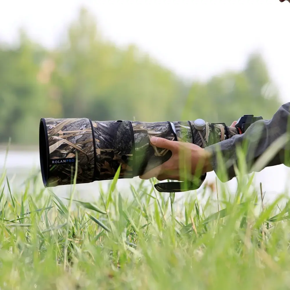  Rolanpro Kamouflagefärgat objektivskydd för Sony FE 100-400mm f/4.5-5.6 GM OSS från Kamda – snabb leverans och trygg e-handel