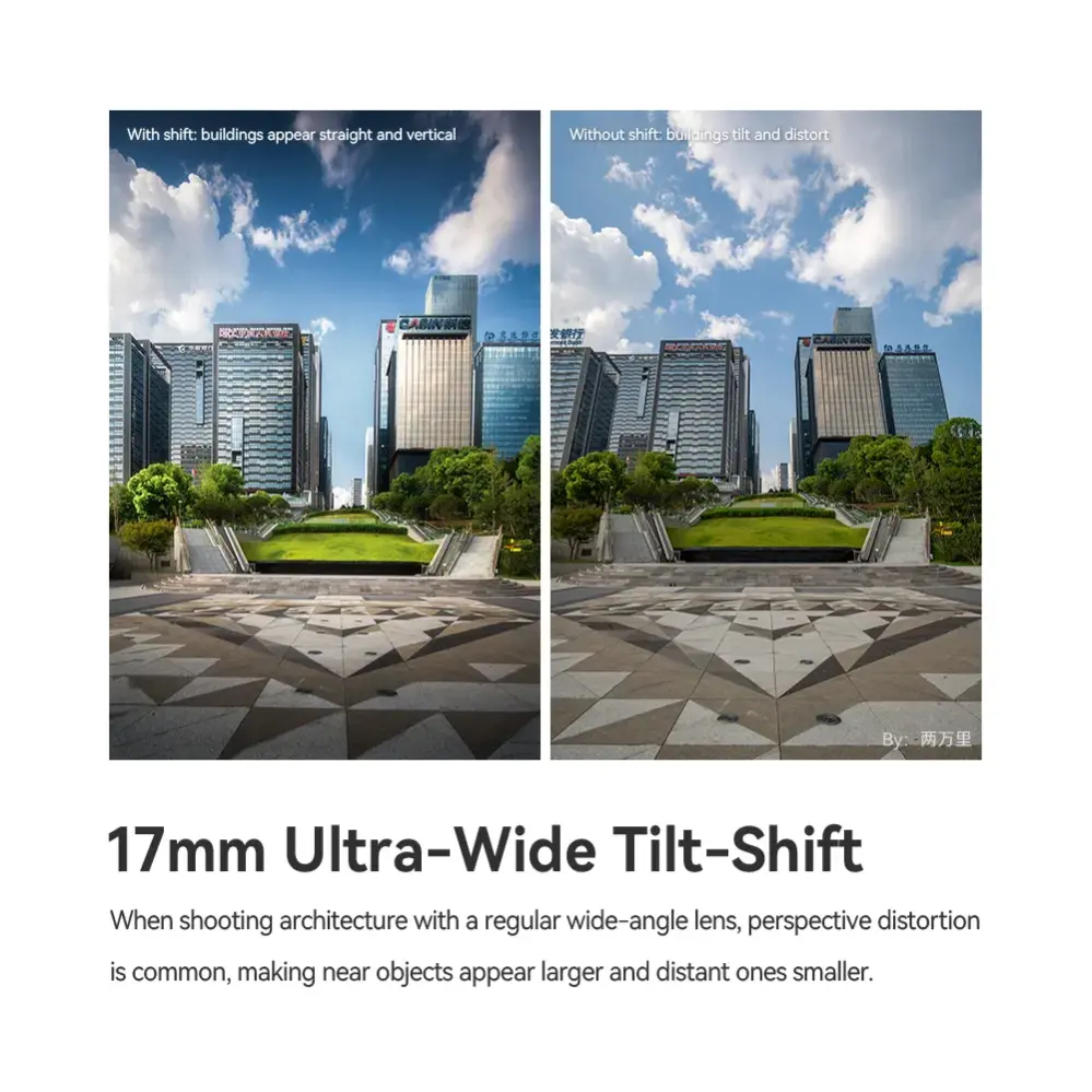  TTArtisan Tilt-Shift 17mm f/4 fullformatsobjektiv för Sony E från Kamda – snabb leverans och trygg e-handel