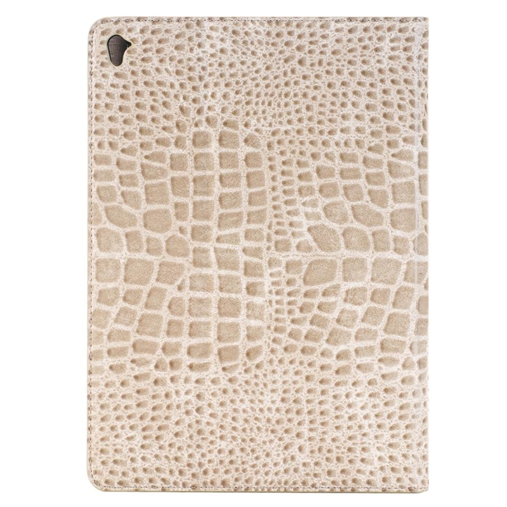 Fodral Olivgrön för iPad Pro 9.7-tum - Krokodilmönster