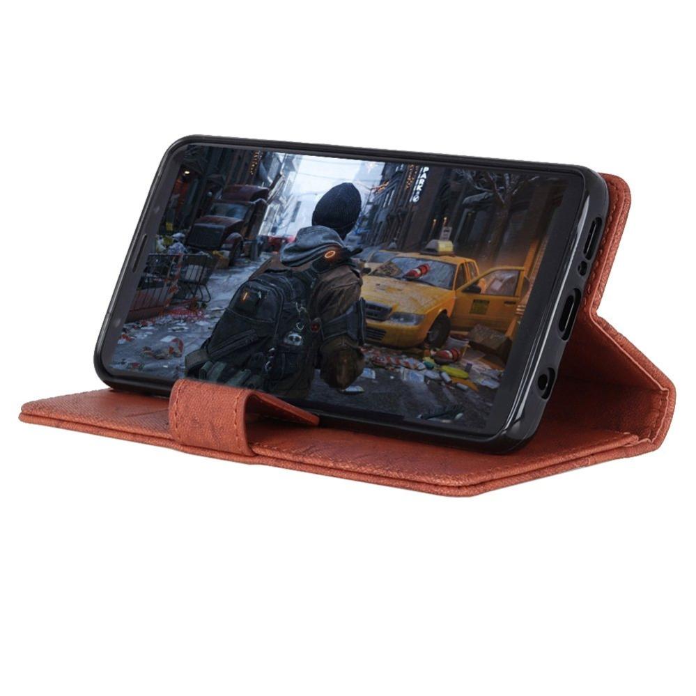 Plånboksfodral för Sony Xperia XZ3 - Brun marmorerat mönster