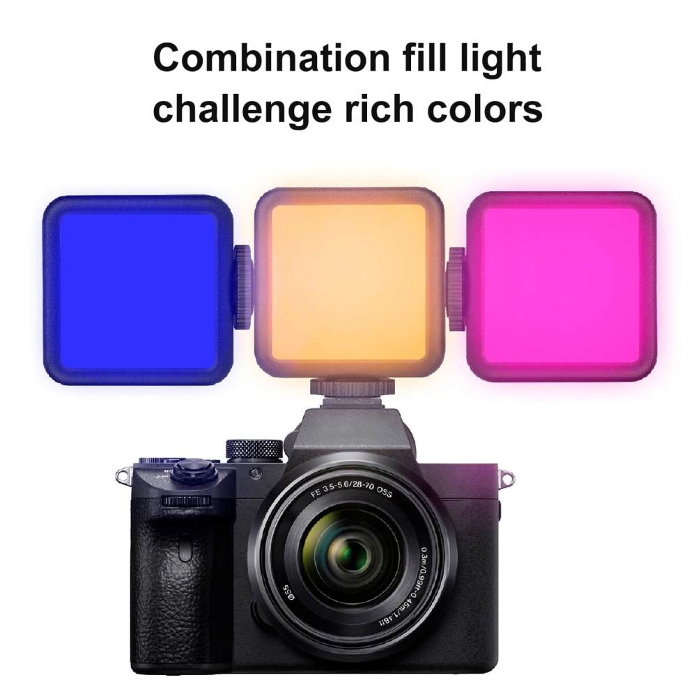 Puluz LED-panel i fickformat 2500-9000K RGB fullfärg