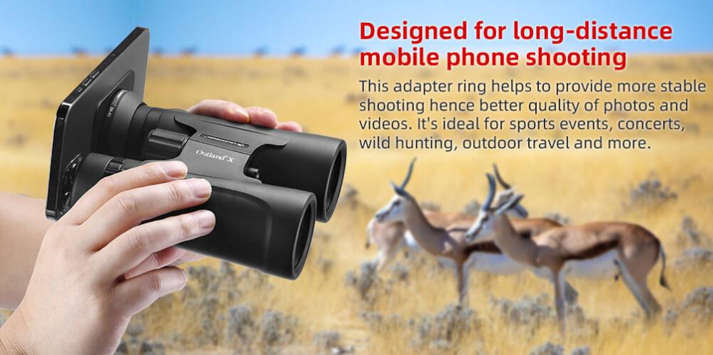  Sunwayfoto BA-43 Mobilhållare för kikare magnetisk modell med adapterring från Kamda – snabb leverans och trygg e-handel