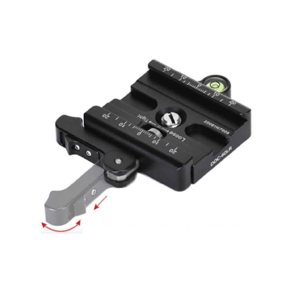  Sunwayfoto DDC-60LR Fäste med spakklämma för Arca-Swiss plattor från Kamda – snabb leverans och trygg e-handel