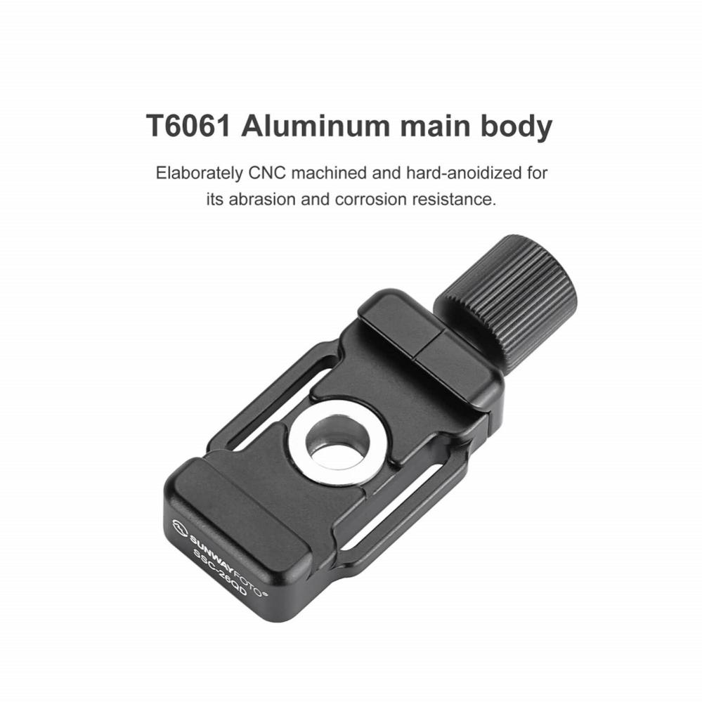 Sunwayfoto Snabbfäste mini med QD-uttag
