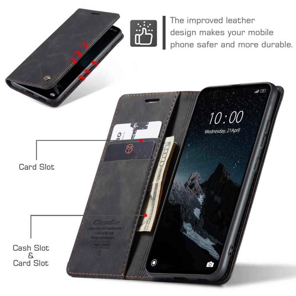 CaseMe Plånboksfodral med kortplats för Xiaomi Redmi 11A/12C