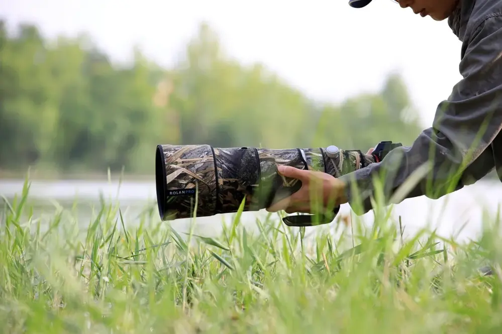  Rolanpro Kamouflagefärgat objektivskydd för Sony FE 100-400mm f/4.5-5.6 GM OSS från Kamda – snabb leverans och trygg e-handel