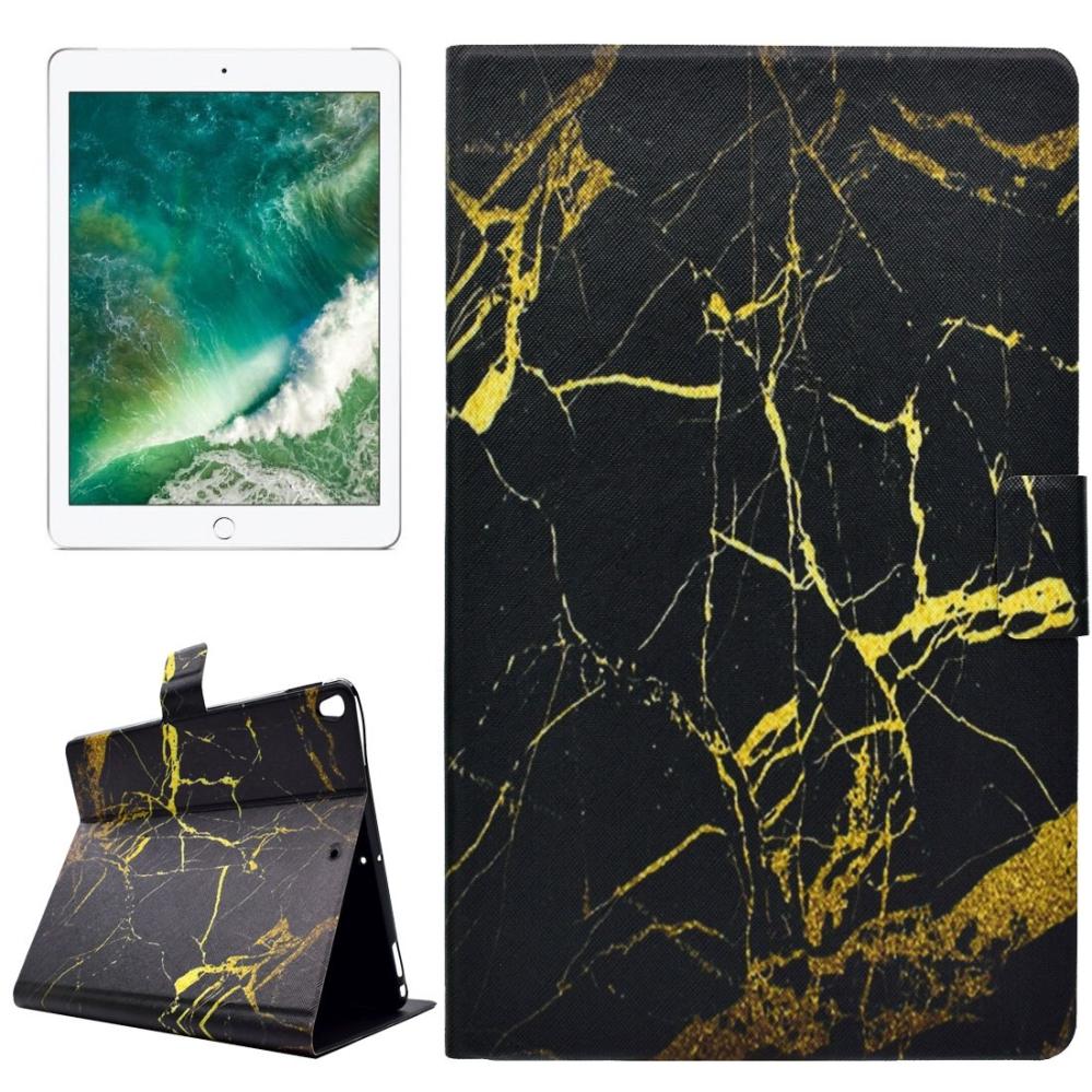 Fodral för iPad Pro 10.5-tum - Marmor svart & guld
