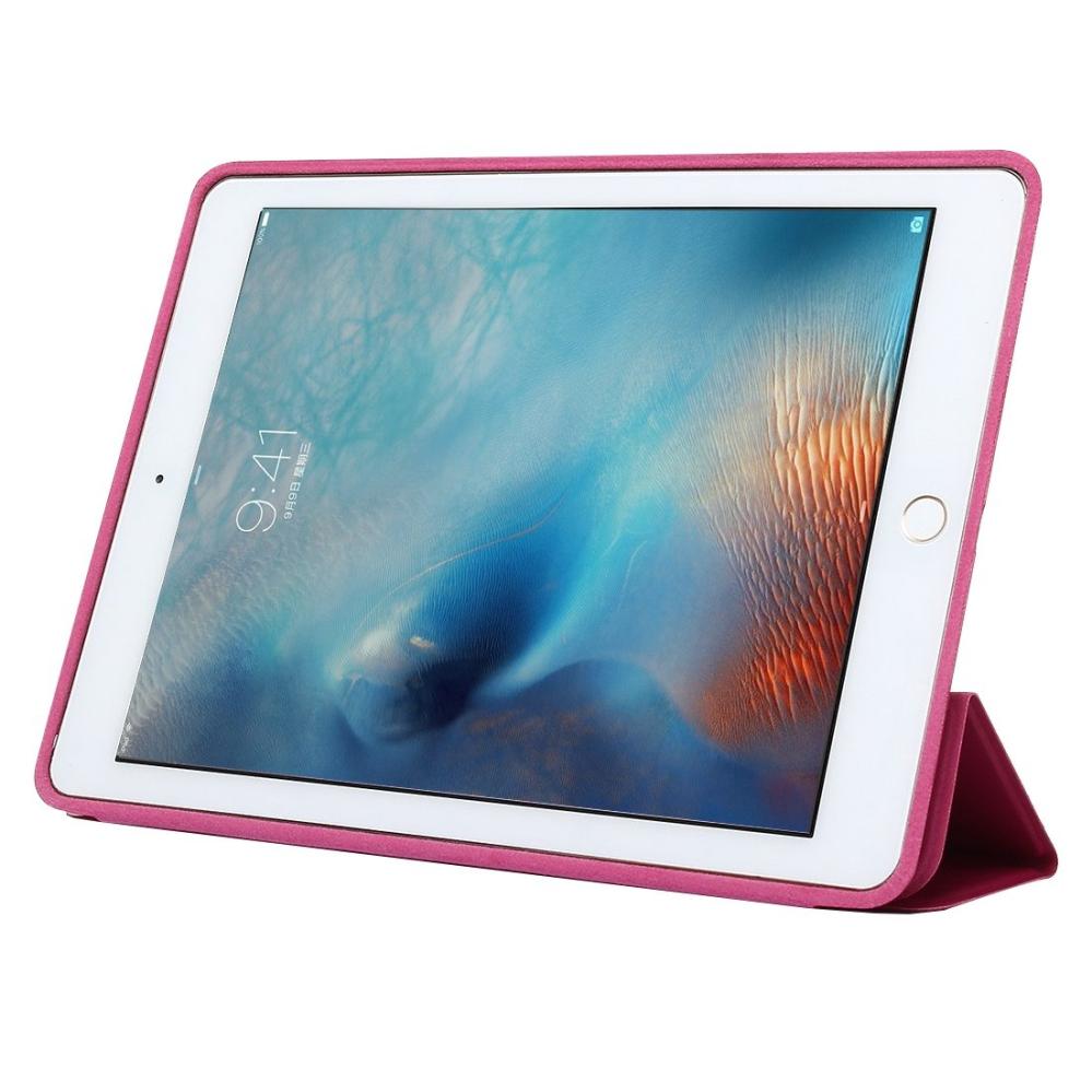 Skal med lock för iPad Pro 9.7-tum Mörkrosa