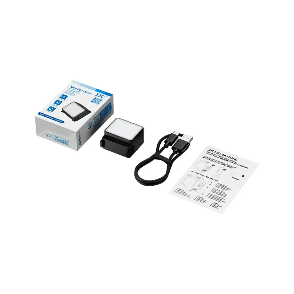  JJC LED-NANO Mini LED-lampa för DJI Osmo Action 6 / Osmo Nano från Kamda – snabb leverans och trygg e-handel