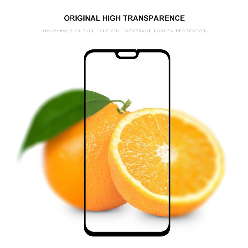 Skärmskydd med Svart ram för Huawei Honor 8x av härdat glas