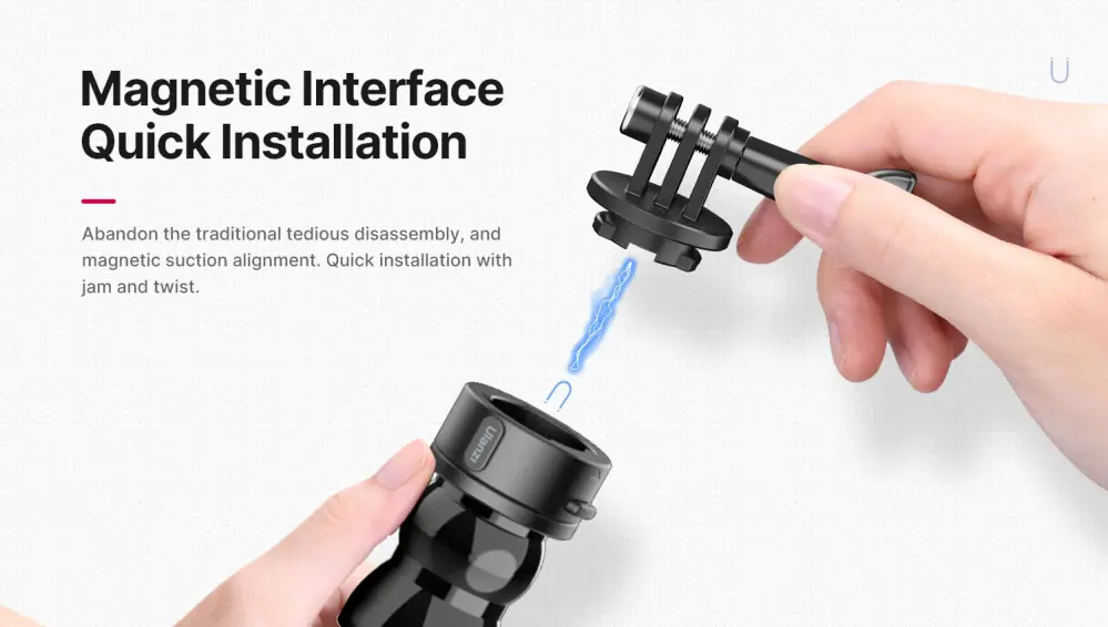 Ulanzi Go-Quick II Magnetic Quick Release Clamp för actionkameror