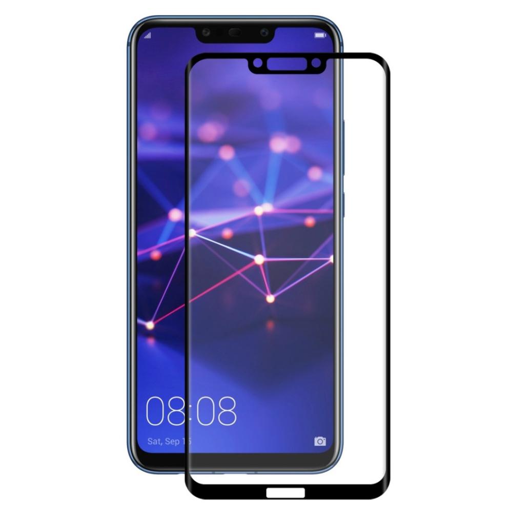 Skärmskydd med Svart ram för Huawei Mate 20 Lite av härdat glas