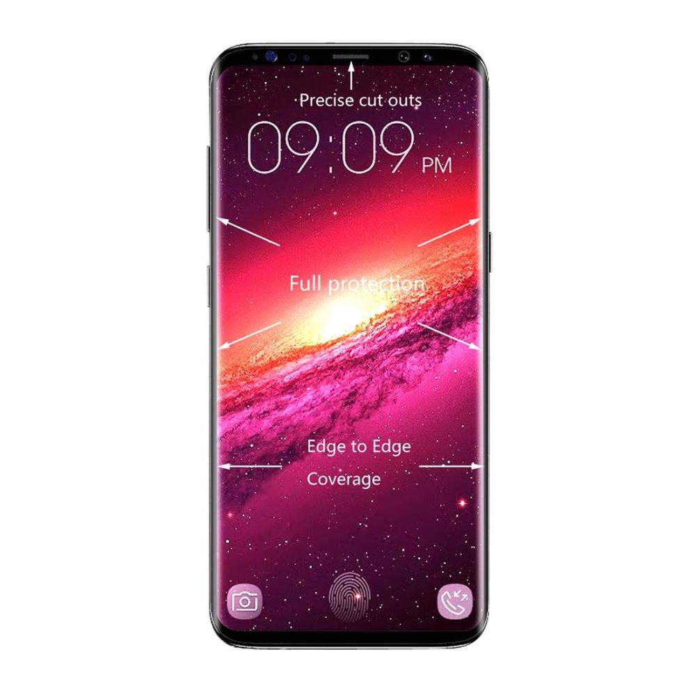 Skärmskydd med Svart ram för Samsung Galaxy S9 Plus av härdat glas
