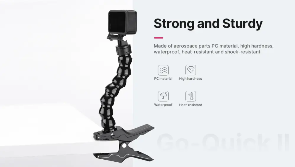 Ulanzi Go-Quick II Magnetic Quick Release Clamp för actionkameror