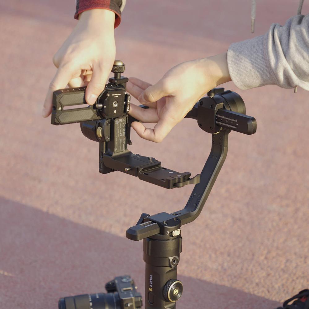 Falcam F38 Skena fäste & platta för Zhiyun Weebill-S/Crane 2S gimbal