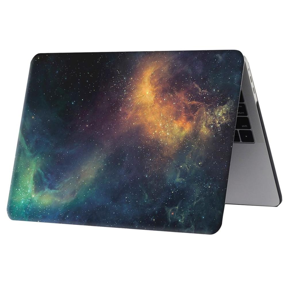 Skal för Macbook Pro 13.3-tum - Rymdmönster Grön & Blå (A1706 / A1708)