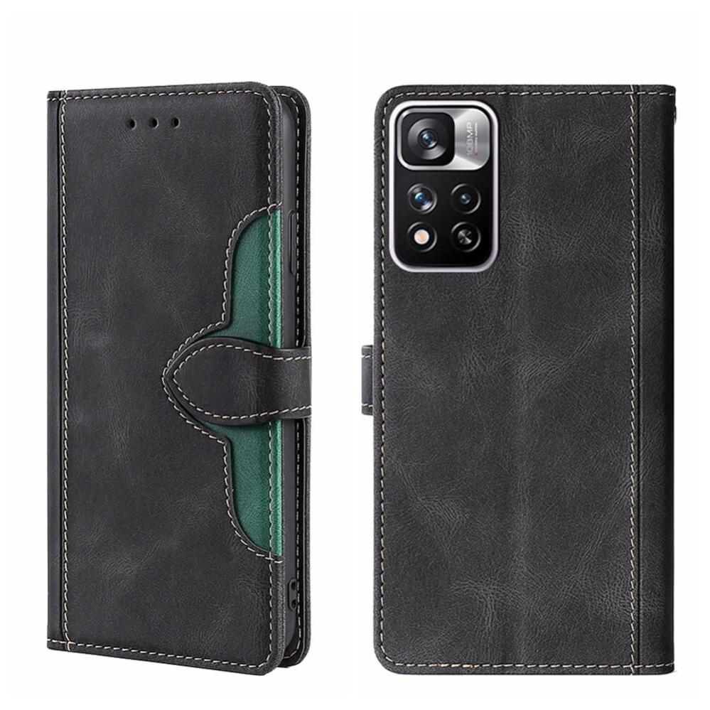 Plånboksfodral för Xiaomi Redmi Note 11 Pro 5G Svart & Grön