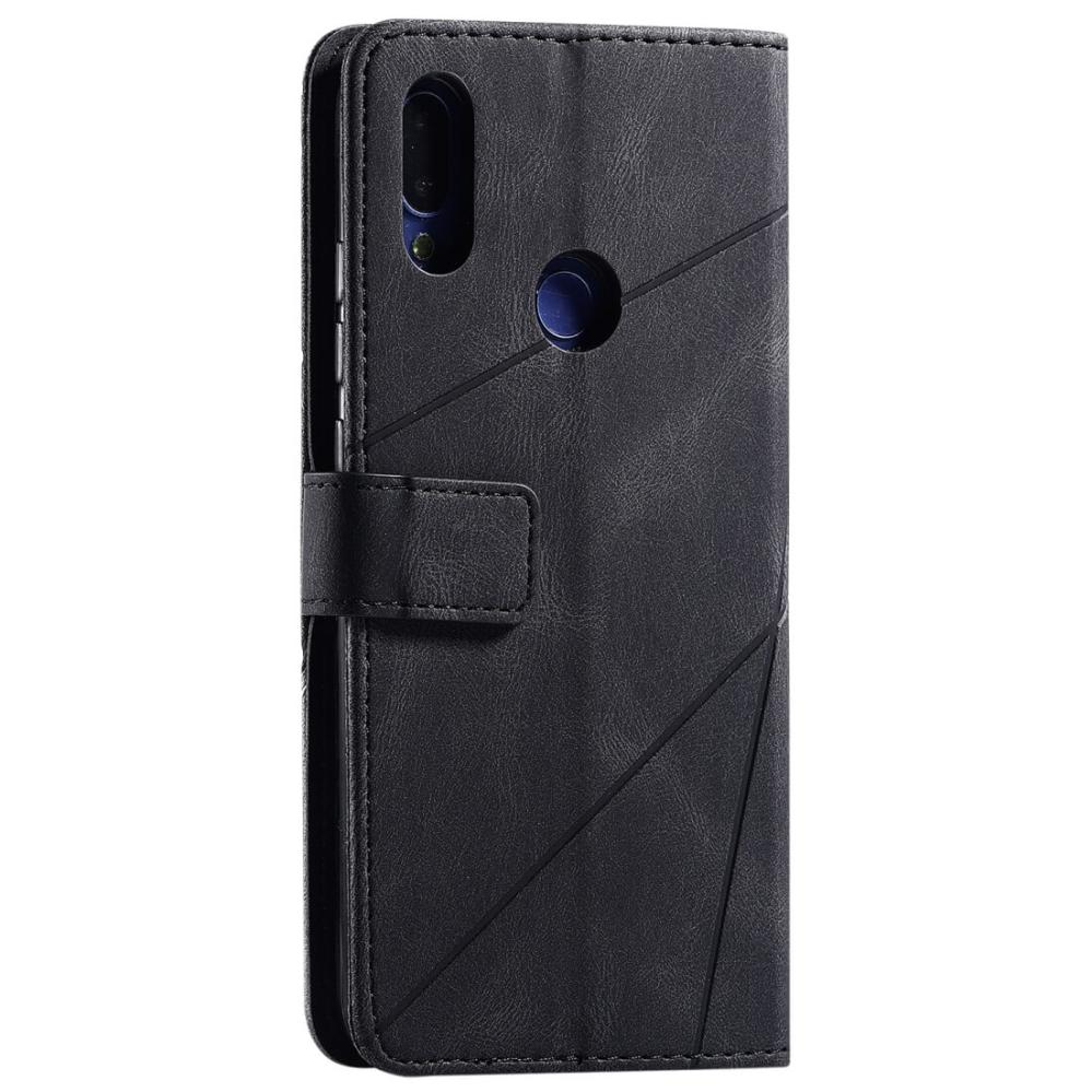 Plånboksfodral för Xiaomi Redmi Note 7/7 Pro Svart & Grå mönster
