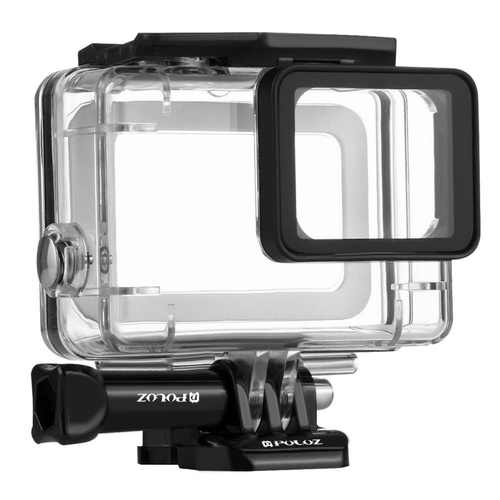 Puluz för GoPro HERO6 / 5 - Vattentät husskydd för 30m undervatten