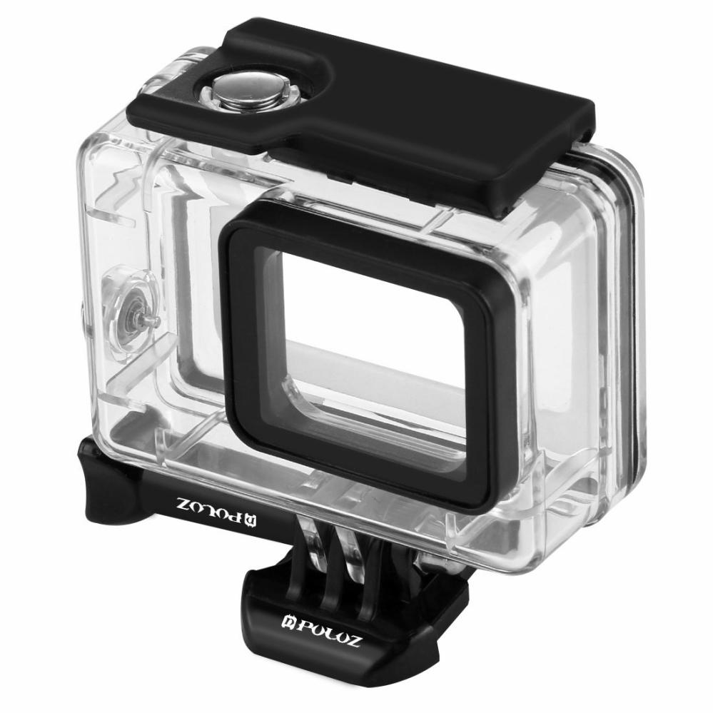 Puluz för GoPro HERO6 / 5 - Vattentät husskydd för 30m undervatten