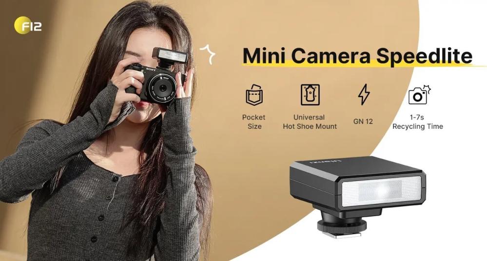  Ulanzi F12 Kamerablixt Mini Speedlite från Kamda – snabb leverans och trygg e-handel