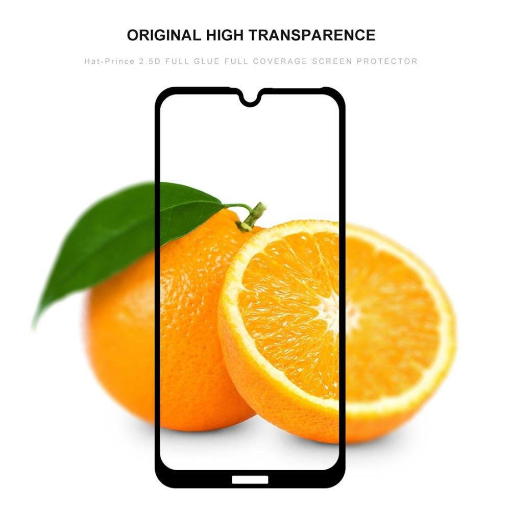 Skärmskydd med Svart ram för Huawei Enjoy 9 av härdat glas