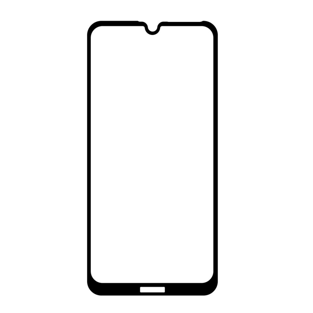 Skärmskydd med Svart ram för Huawei Enjoy 9 av härdat glas