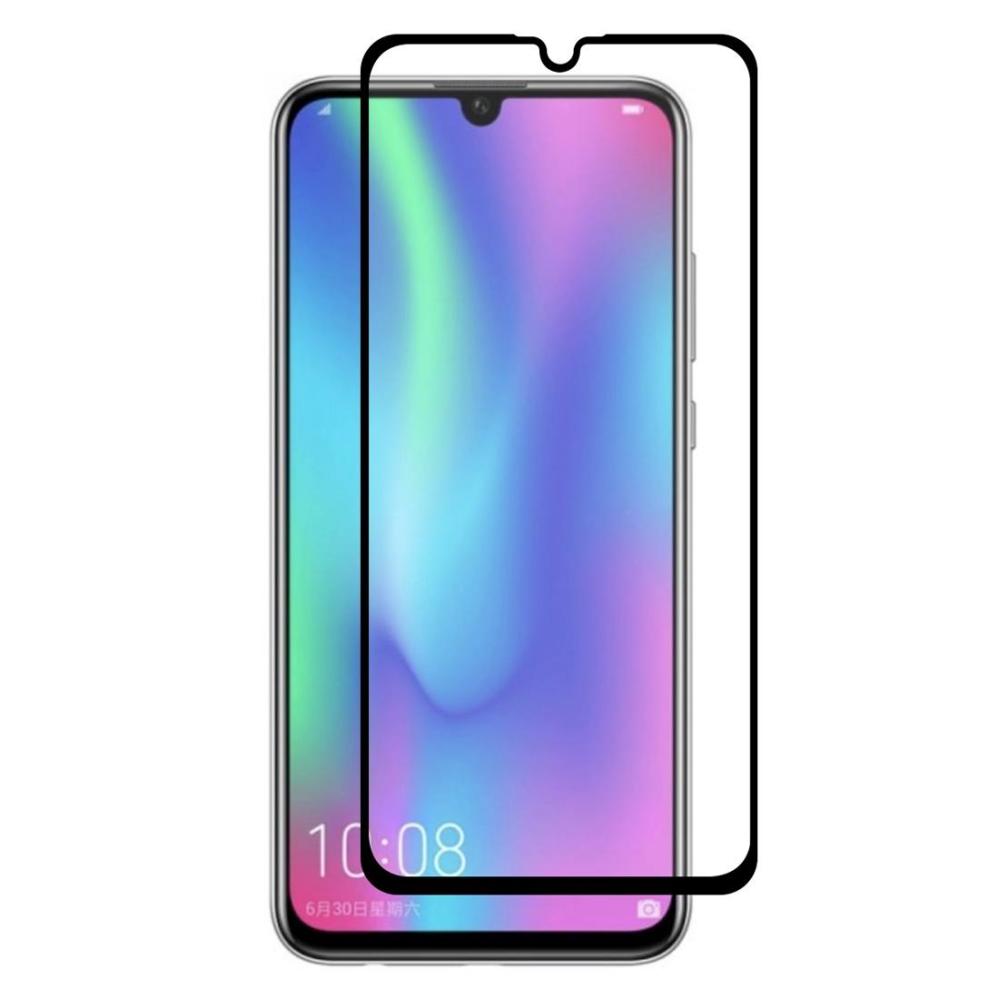 Skärmskydd med Svart ram för Huawei Honor 10 Lite av härdat glas
