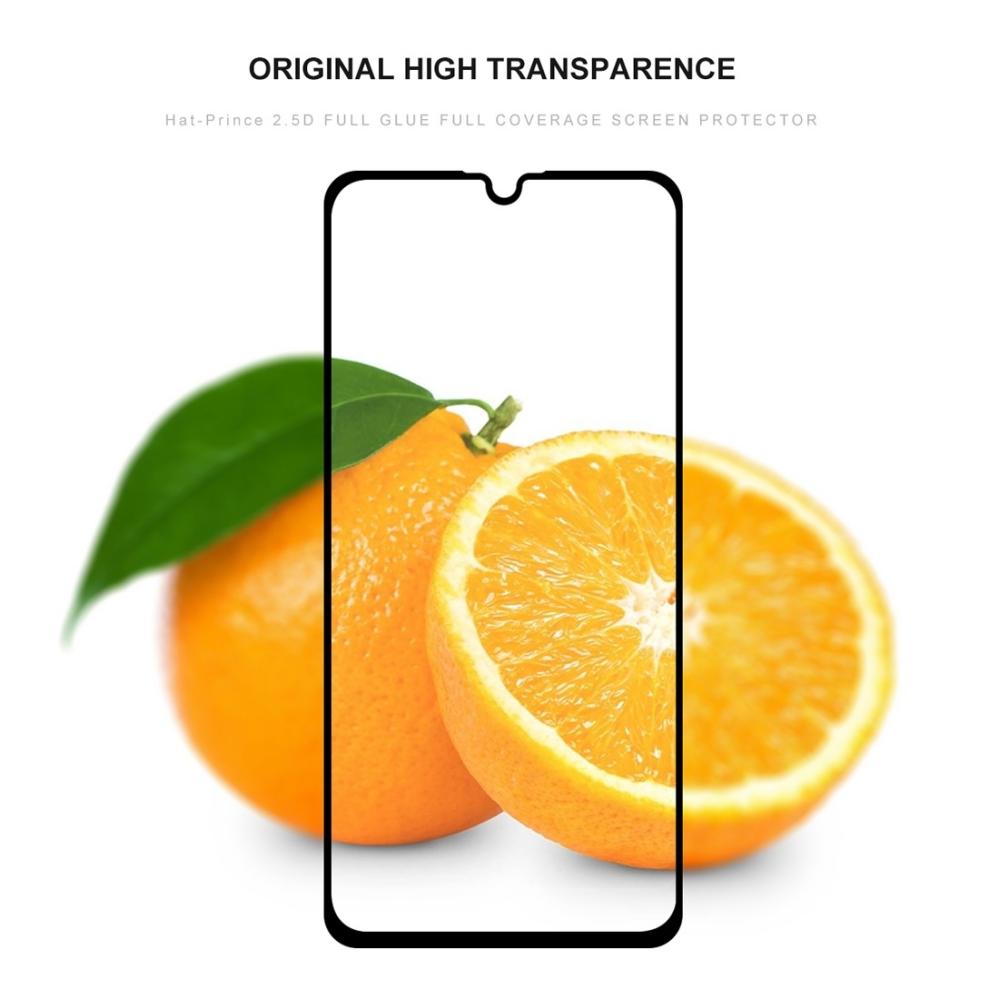 Skärmskydd med Svart ram för Huawei Honor 10 Lite av härdat glas