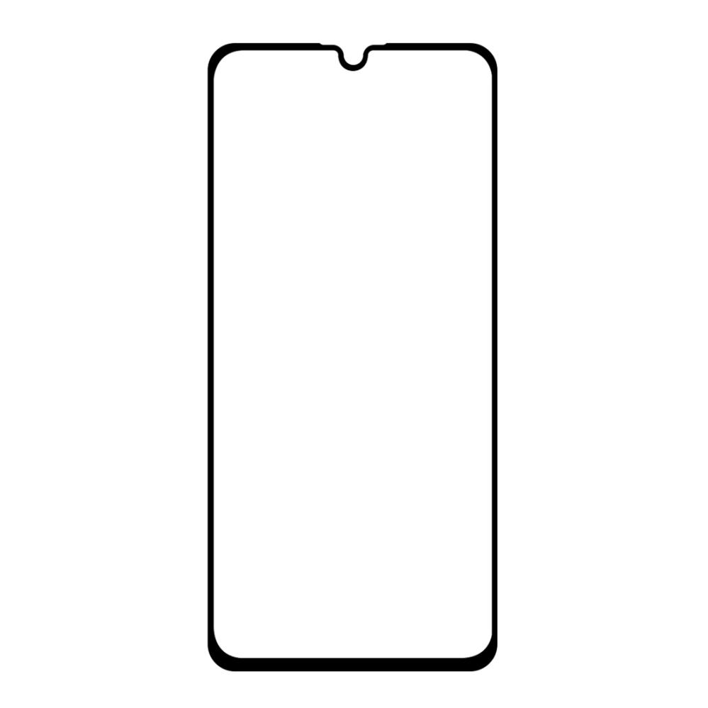Skärmskydd med Svart ram för Huawei Honor 10 Lite av härdat glas