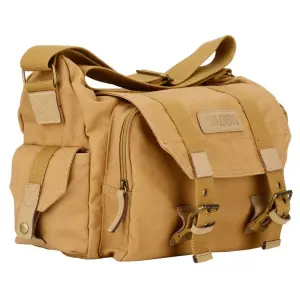  Caden Axelväska för kameran i canvas khaki 38x18x23cm