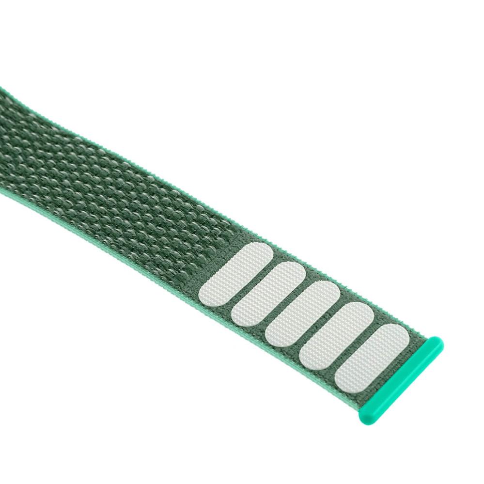 Nylonarmband Grön för Apple Watch 38/40/41mm med kardborreband