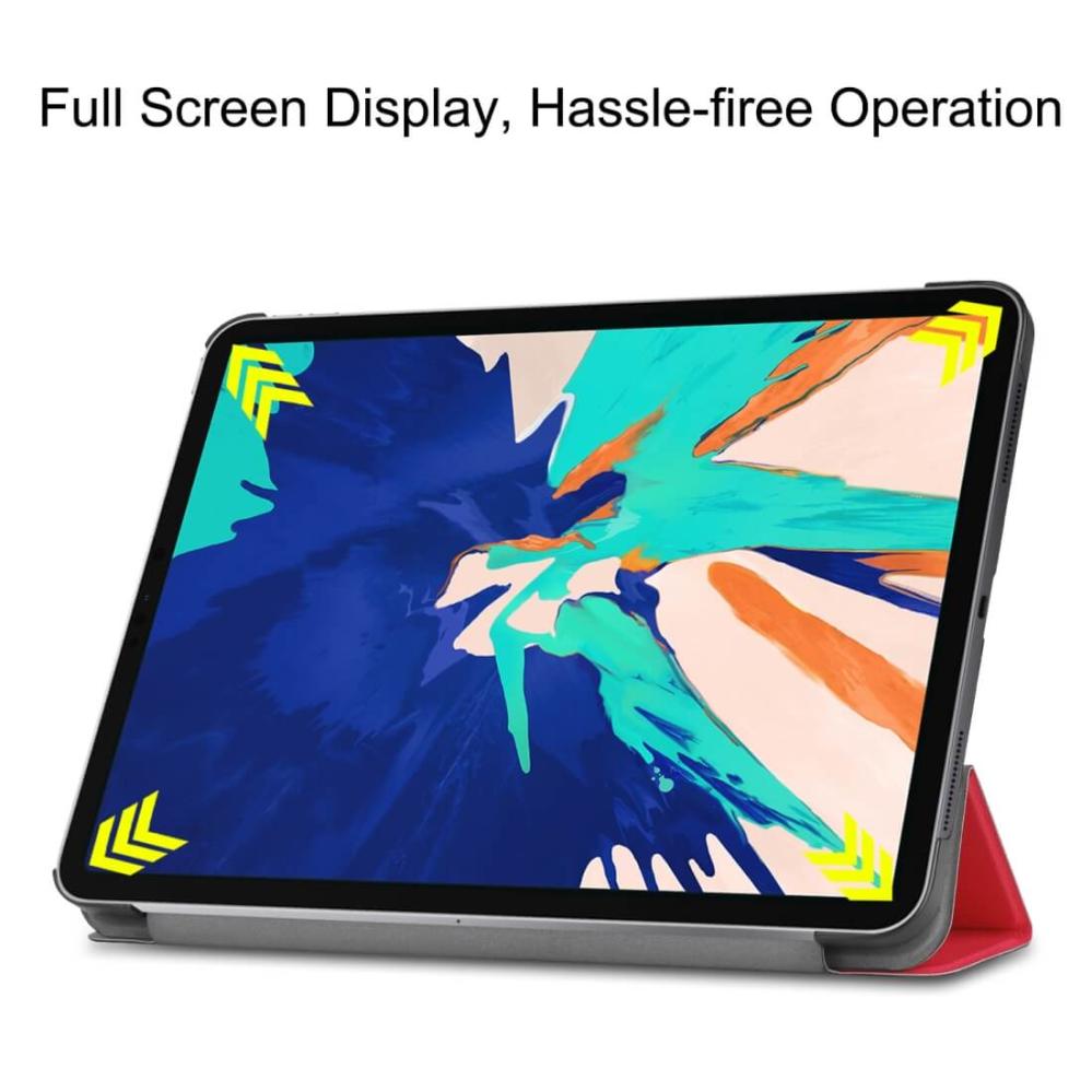 Flipfodral för iPad Pro 12.9-tum (2020) Sleep/ Wake-up funktion röd