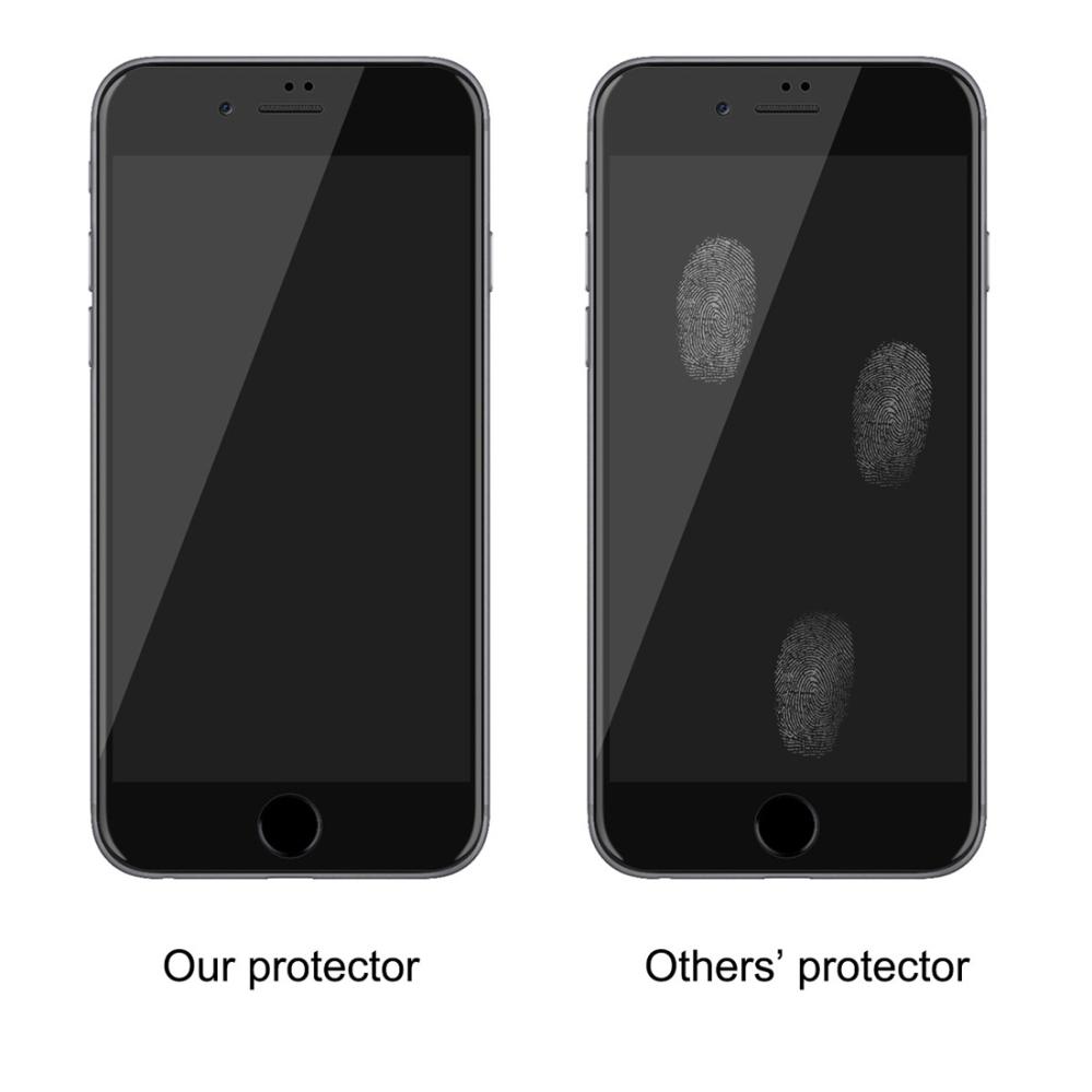 Skärmskydd med Svart ram för iPhone 7/8 av härdat glas