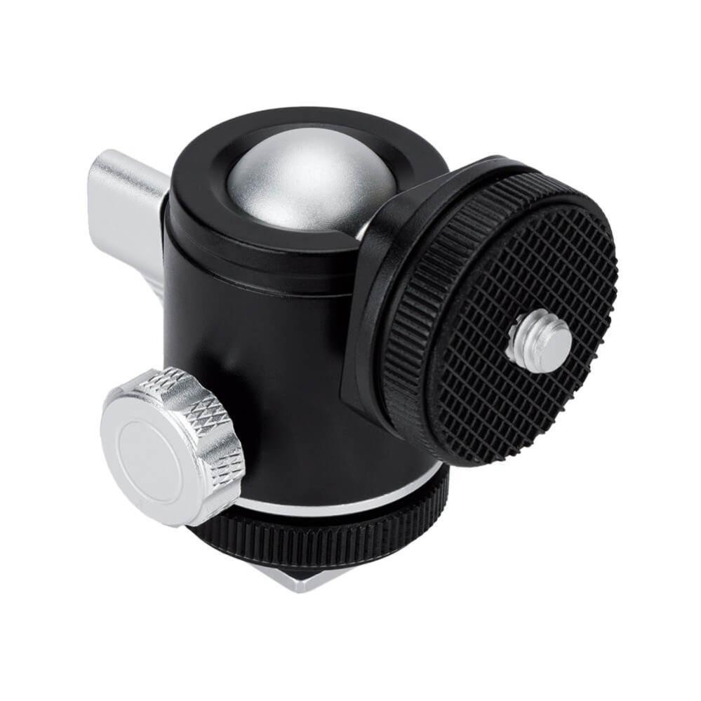  JJC Liten kulled med blixtsko för kamera/bur 1/4-tums gänga från Kamda – snabb leverans och trygg e-handel