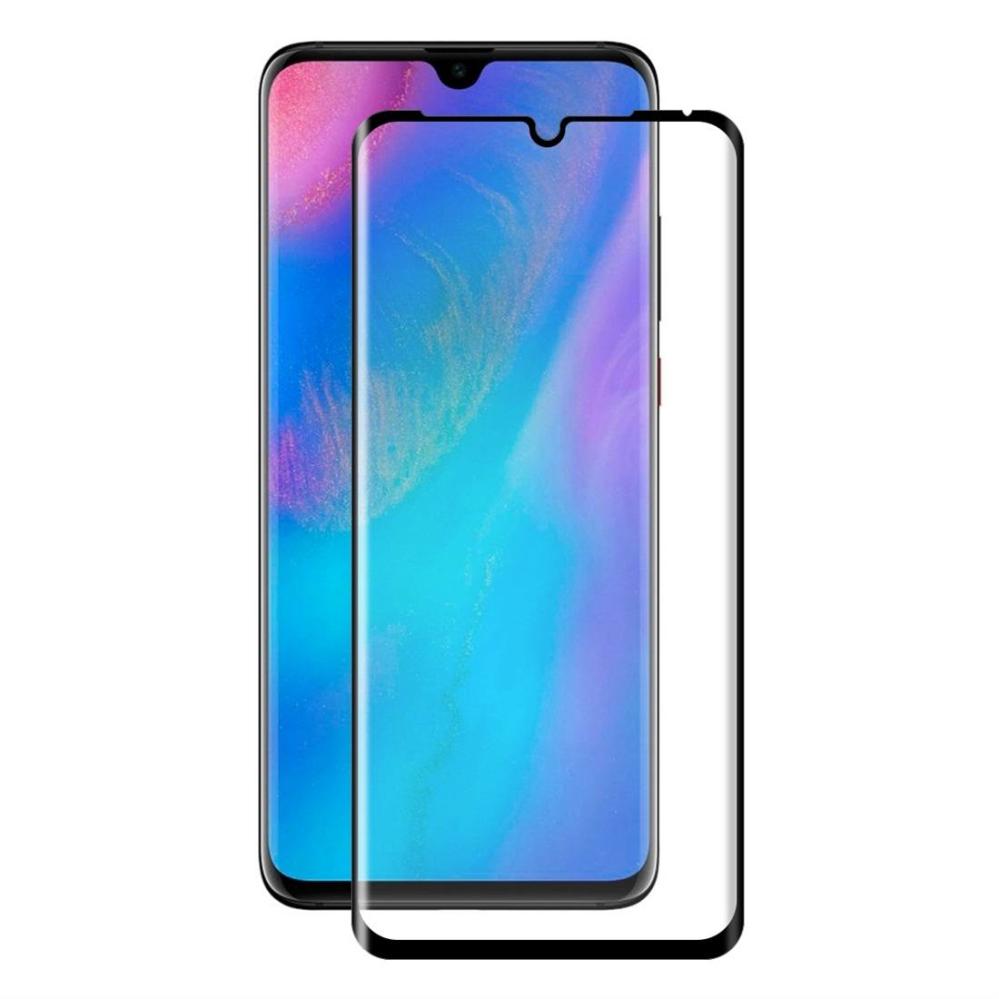 Skärmskydd med Svart ram för Huawei P30 Pro av härdat glas