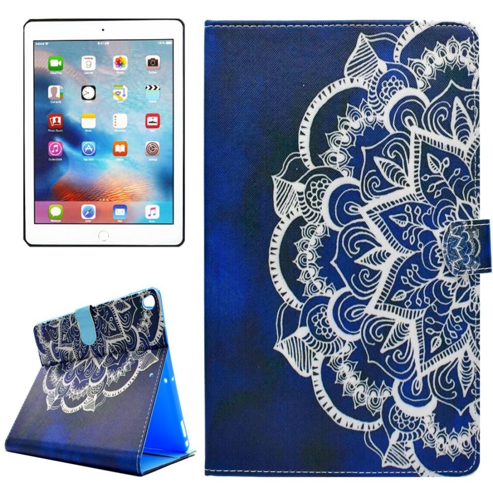 Fodral för iPad Pro 10.5-tum - Mandalablomma blå