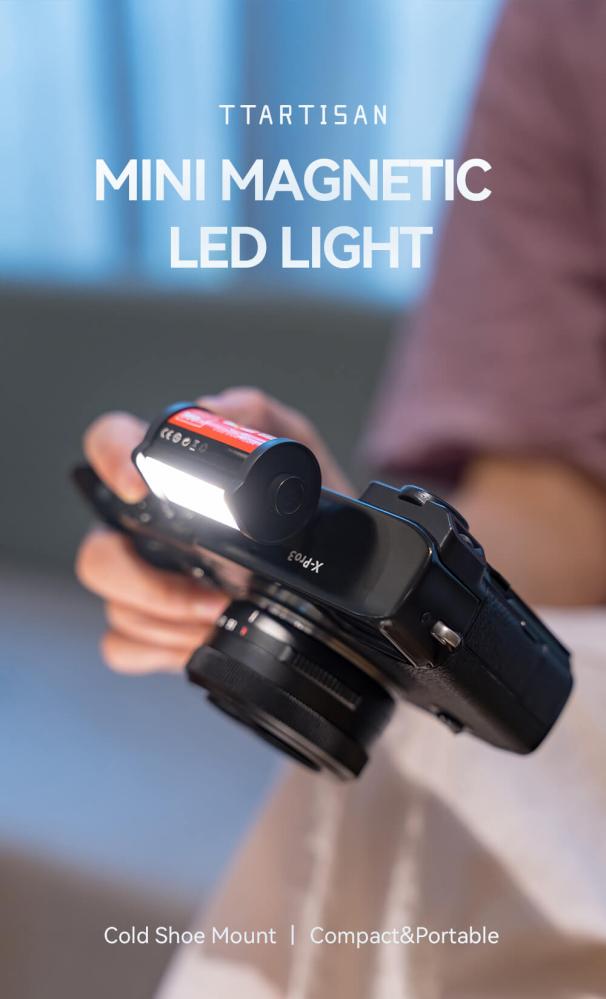  TTArtisan Mini Magnetisk LED-belysning – Retroinspirerad i form som en Filmrulle från Kamda – snabb leverans och trygg e-handel