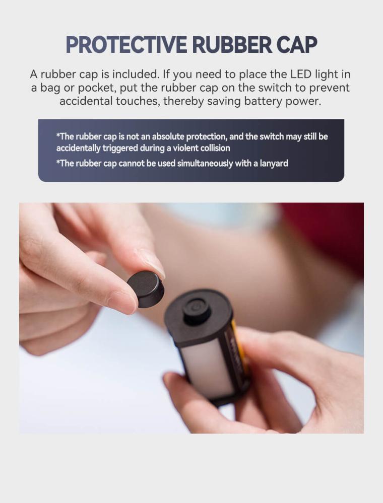  TTArtisan Mini Magnetisk LED-belysning – Retroinspirerad i form som en Filmrulle från Kamda – snabb leverans och trygg e-handel