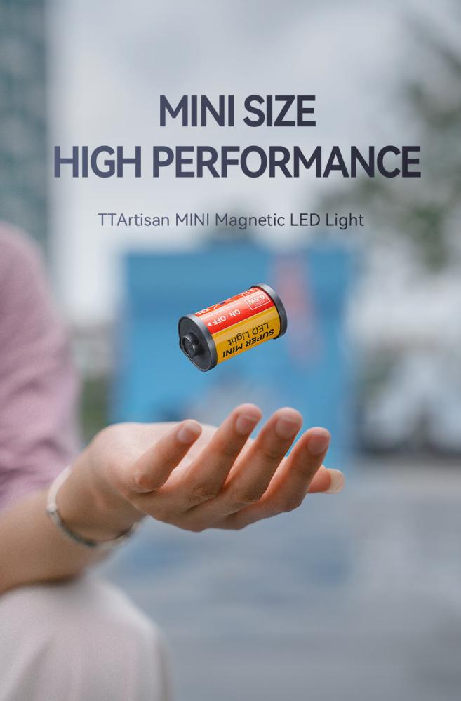  TTArtisan Mini Magnetisk LED-belysning – Retroinspirerad i form som en Filmrulle från Kamda – snabb leverans och trygg e-handel